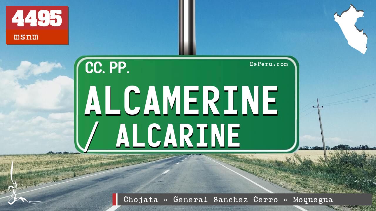 Alcamerine / Alcarine