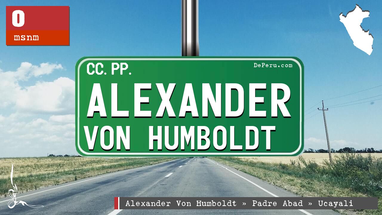 Alexander Von Humboldt