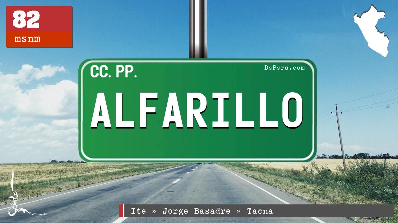 Alfarillo