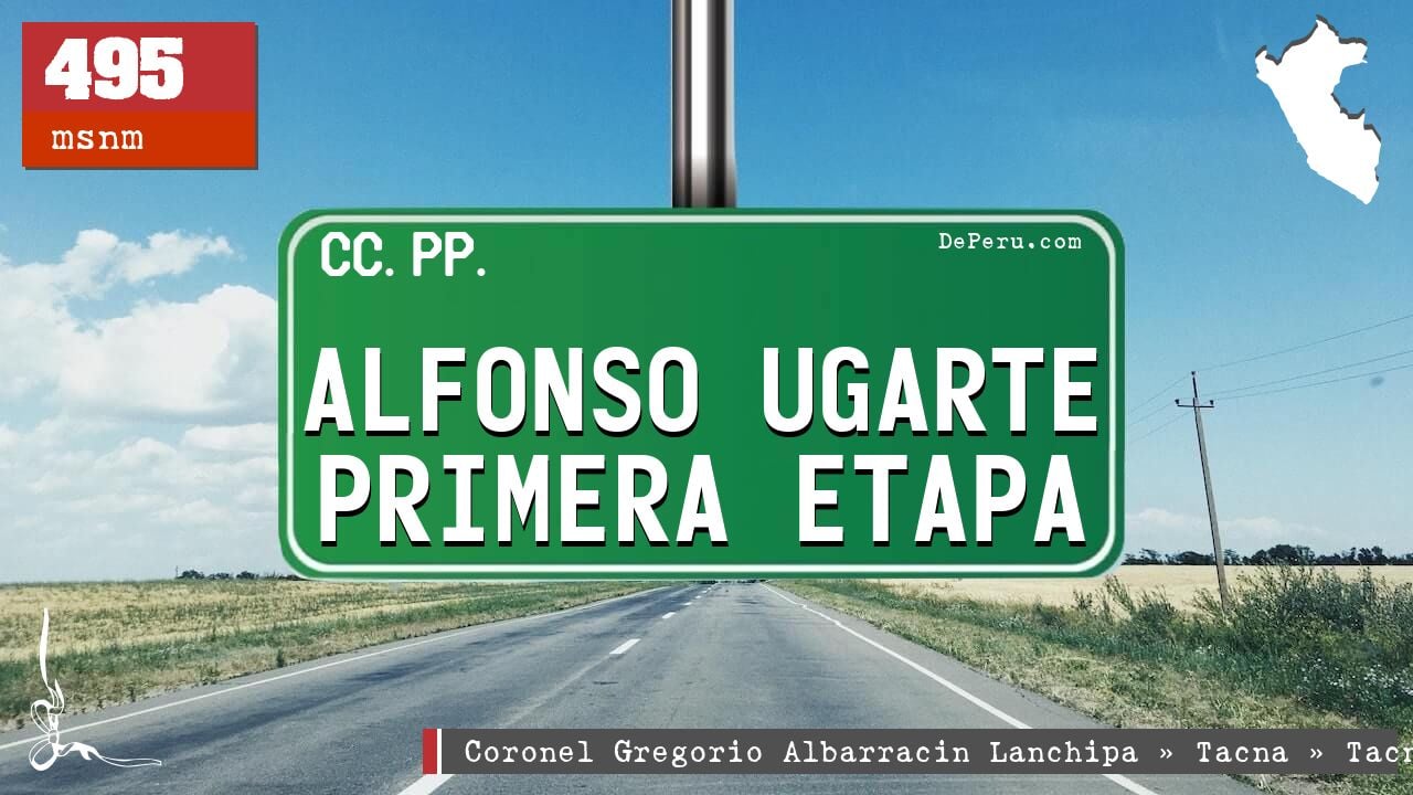 Alfonso Ugarte Primera Etapa