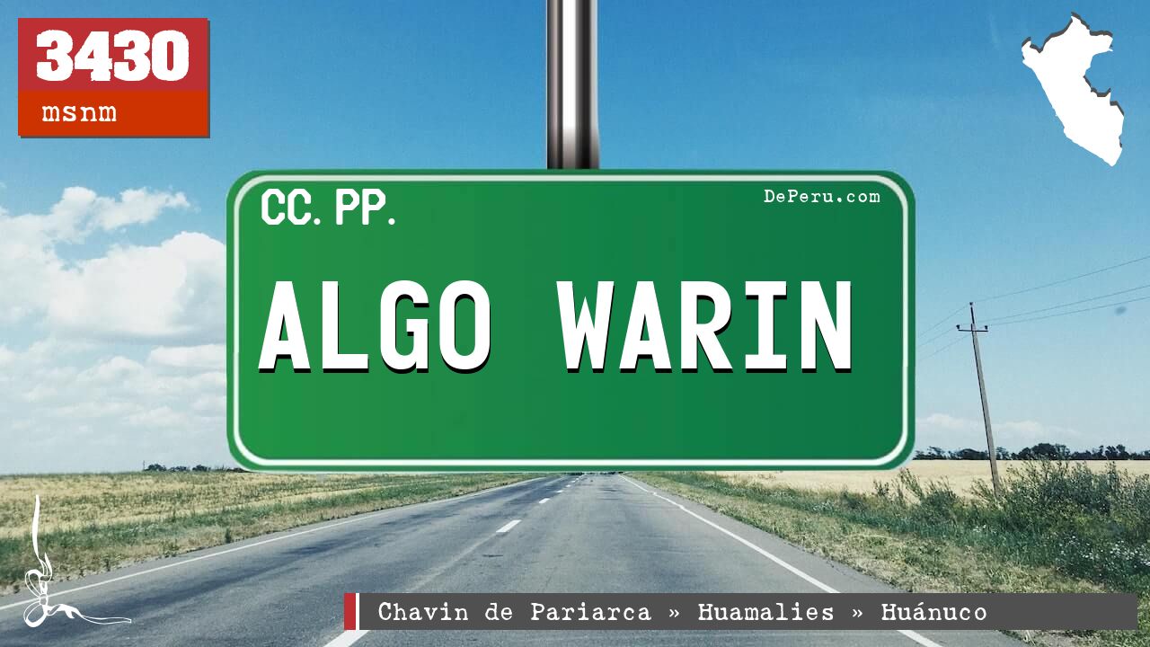 ALGO WARIN