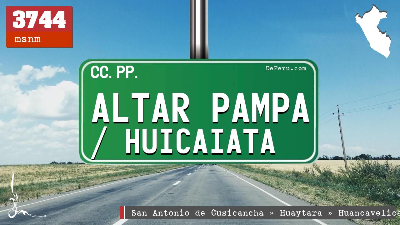 Altar Pampa / Huicaiata