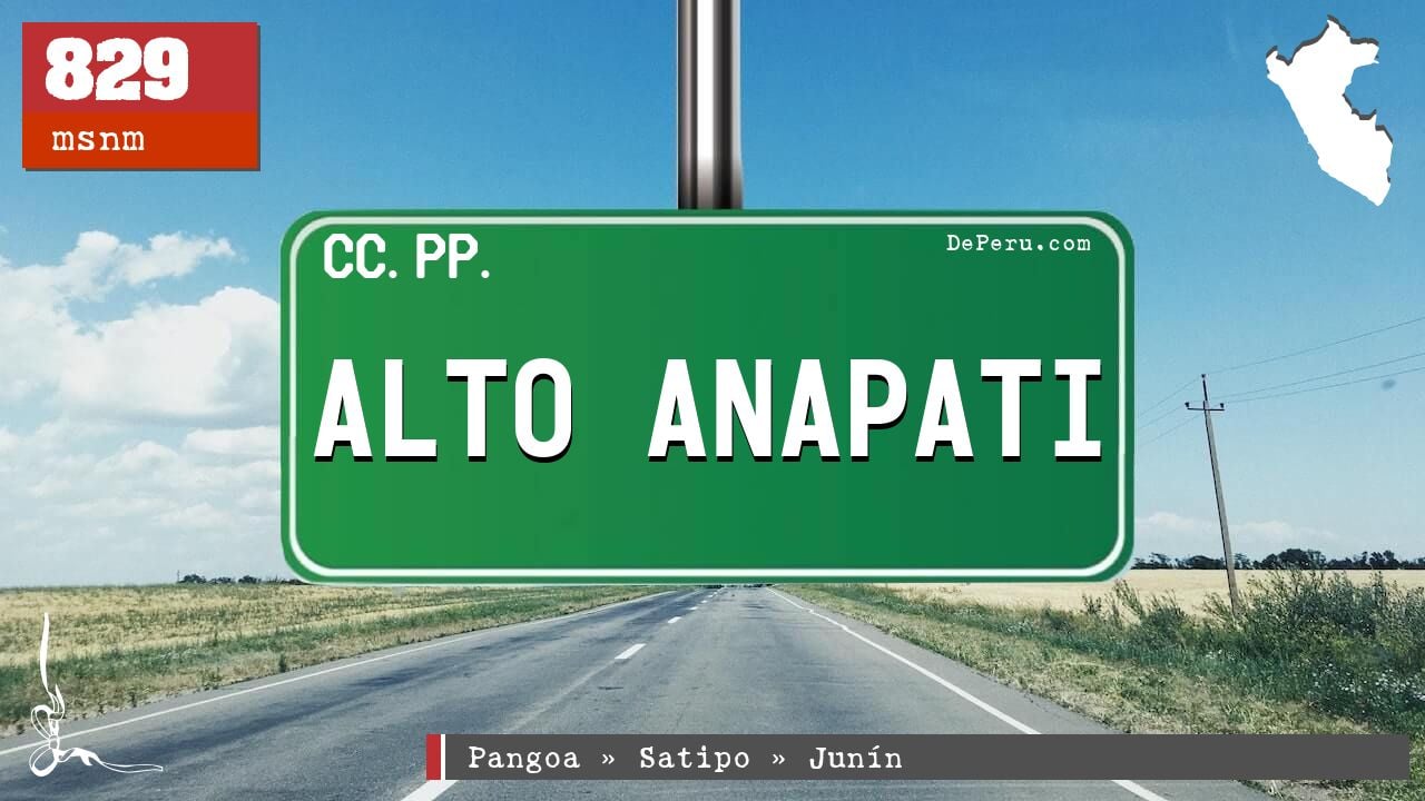 Alto Anapati
