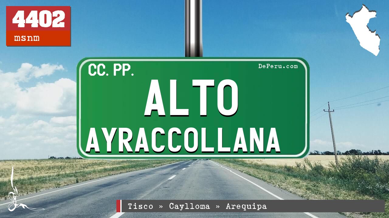 Alto Ayraccollana