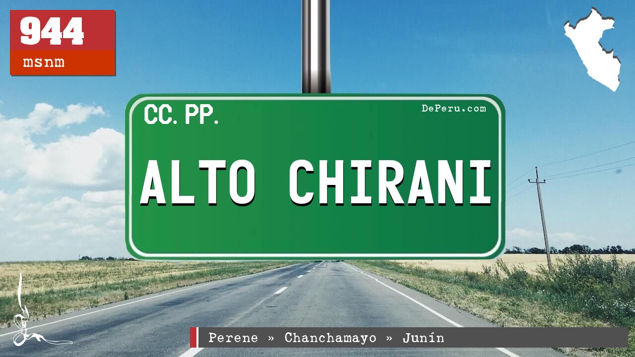 ALTO CHIRANI