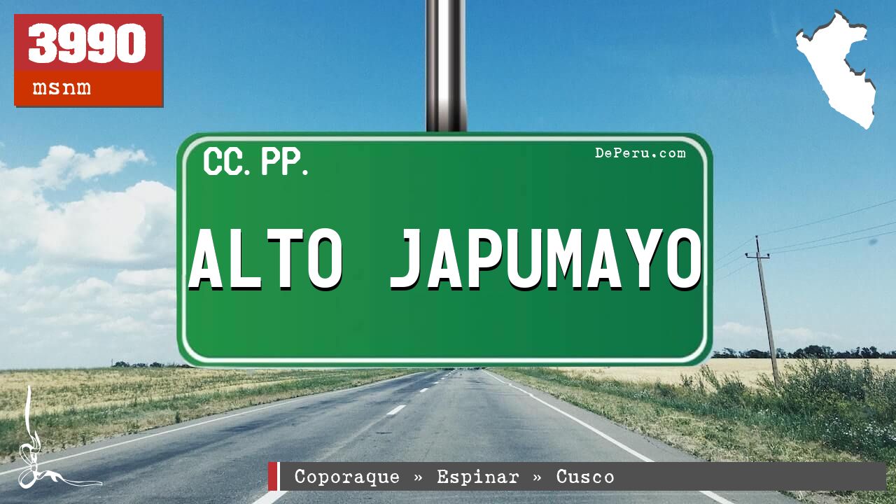 Alto Japumayo