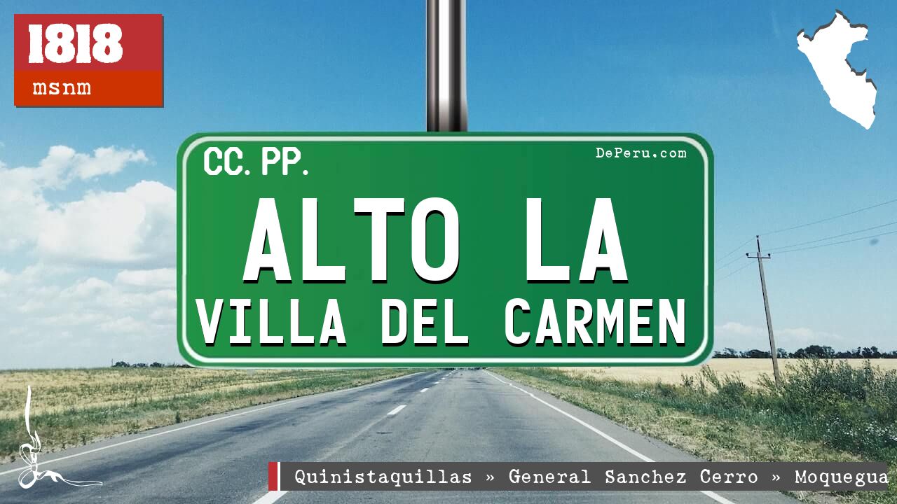 Alto La Villa del Carmen
