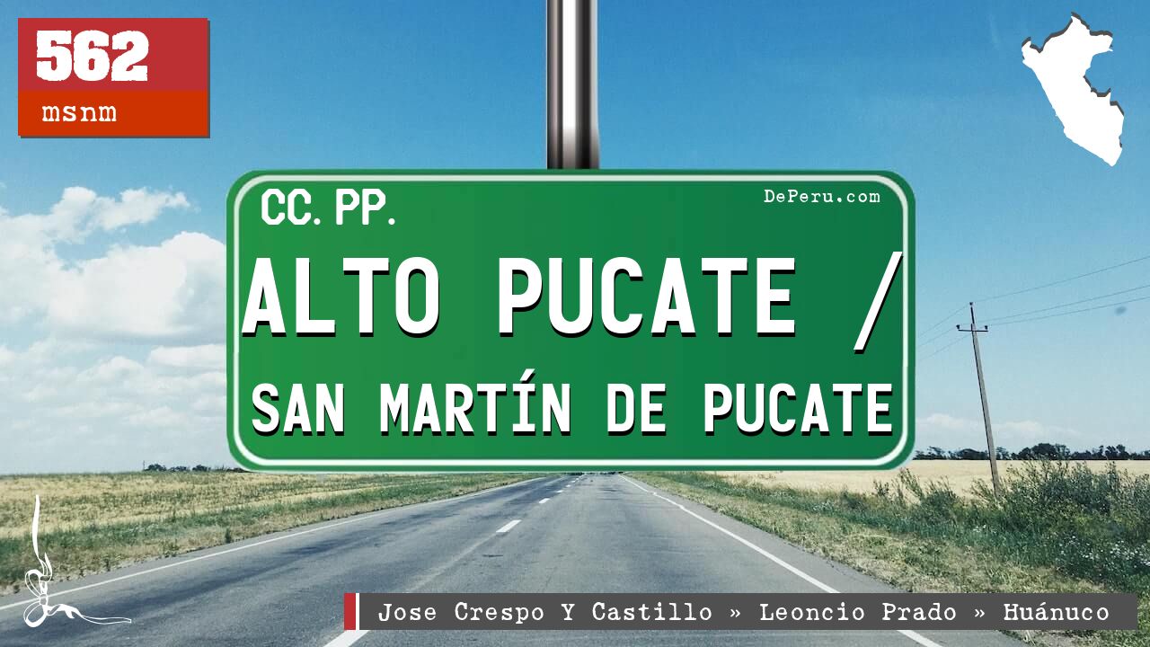 Alto Pucate / San Martn de Pucate