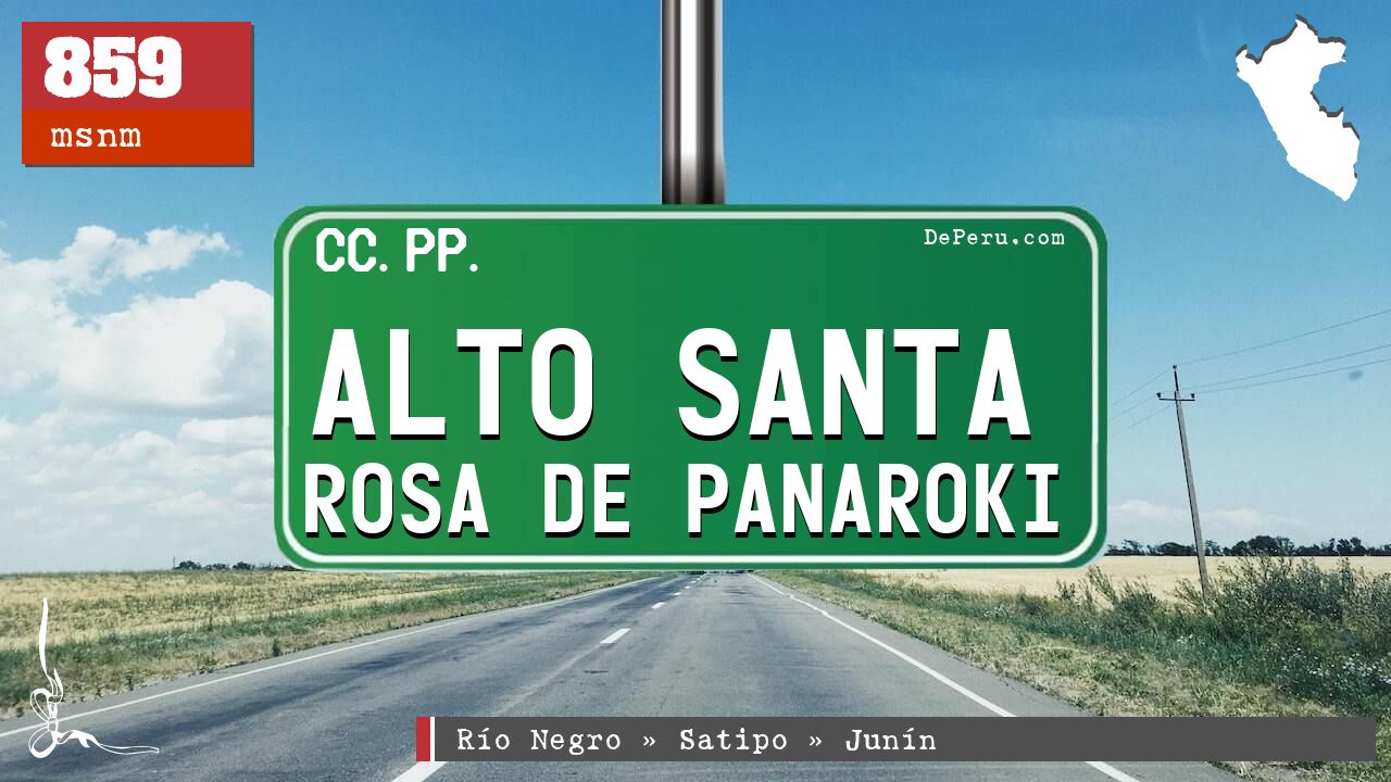 Alto Santa Rosa de Panaroki