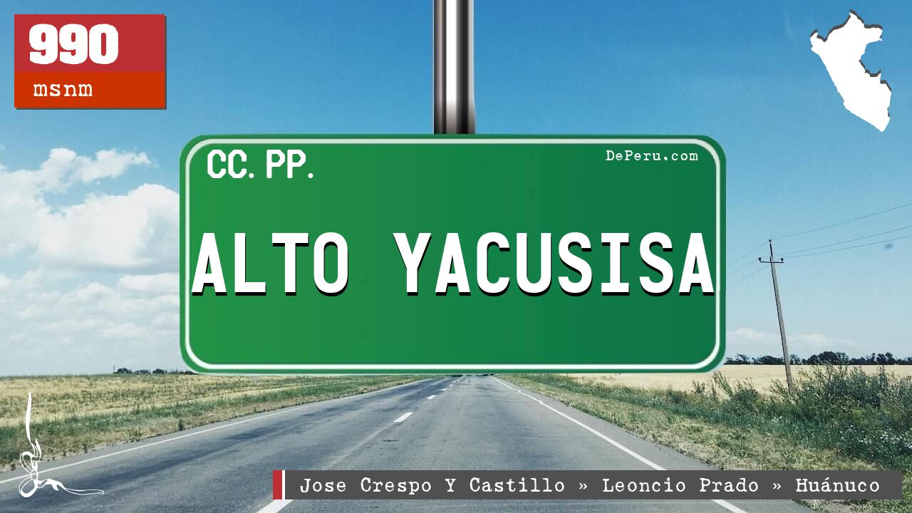 Alto Yacusisa