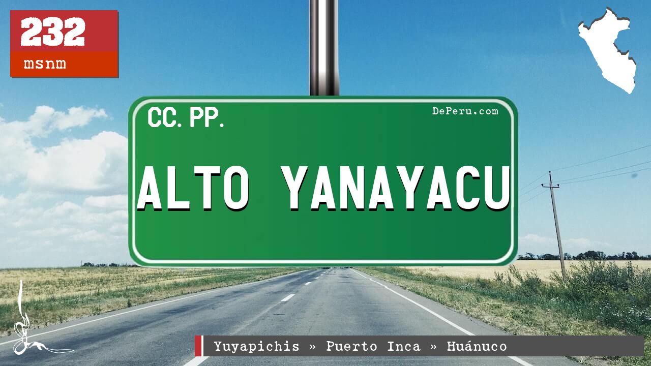 Alto Yanayacu