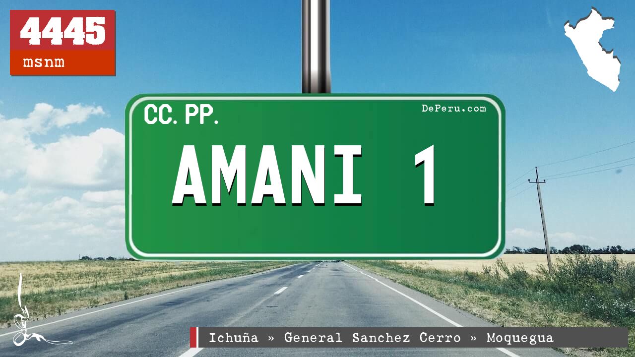 Amani 1
