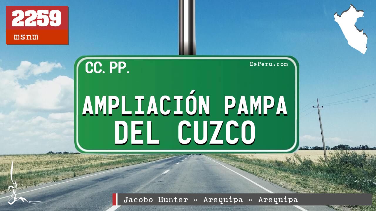 Ampliacin Pampa del Cuzco