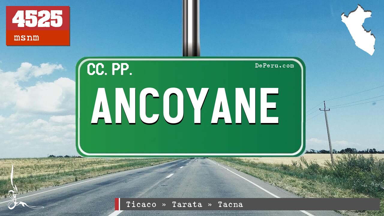 Ancoyane