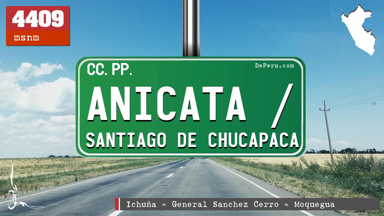 Anicata / Santiago de Chucapaca