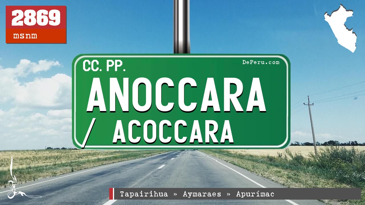 Anoccara / Acoccara