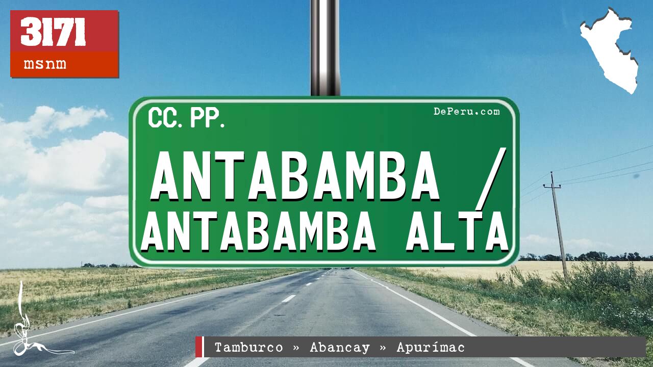 Antabamba / Antabamba Alta