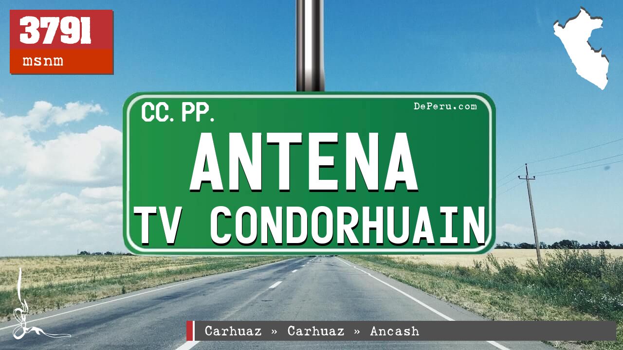 Antena TV Condorhuain