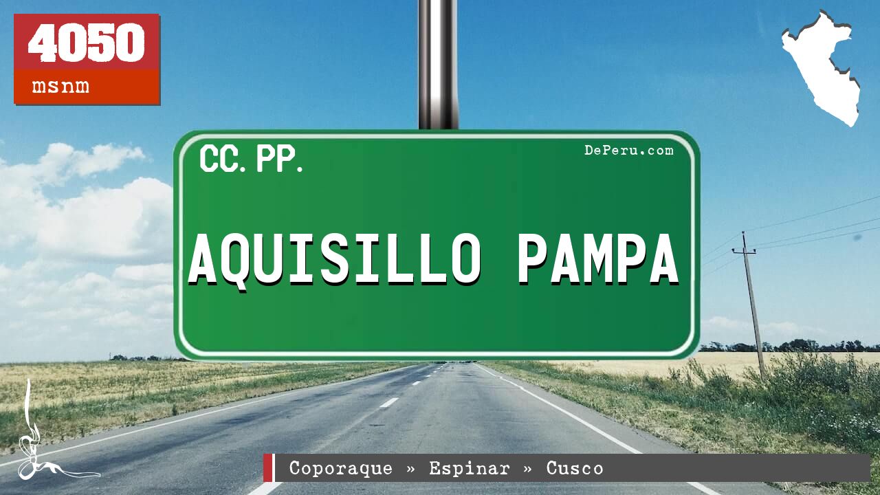 AQUISILLO PAMPA