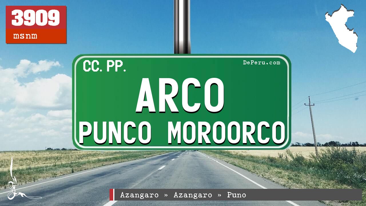 Arco Punco Moroorco