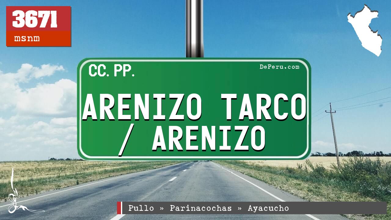 Arenizo Tarco / Arenizo