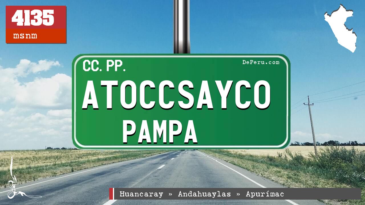 Atoccsayco Pampa