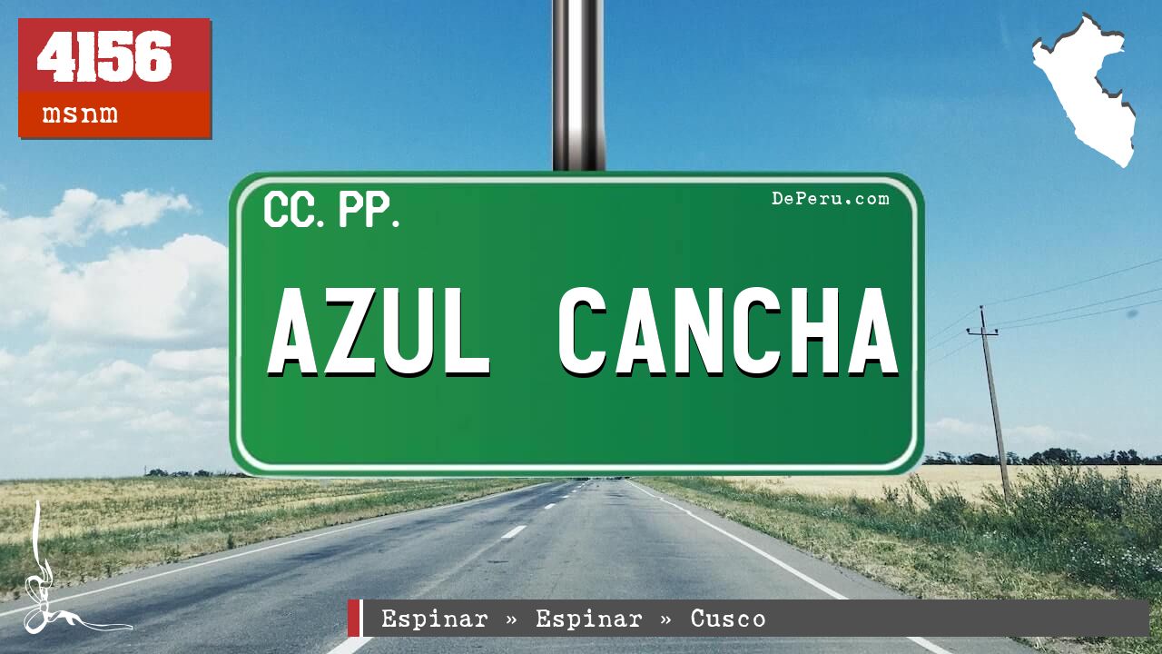AZUL CANCHA