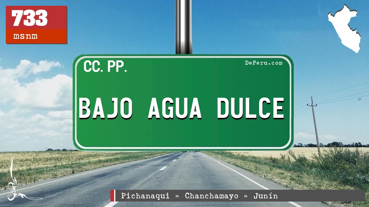 BAJO AGUA DULCE