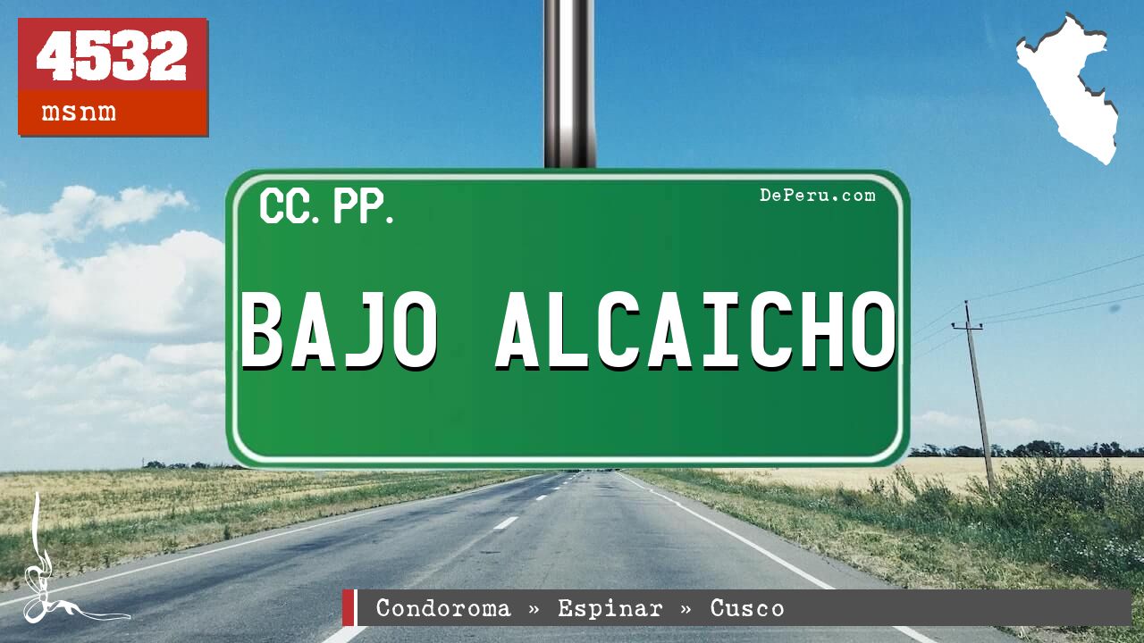 BAJO ALCAICHO