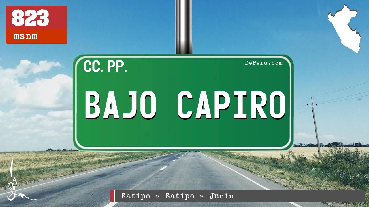 Bajo Capiro