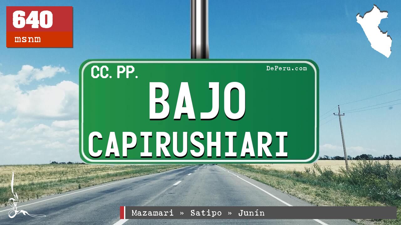 Bajo Capirushiari