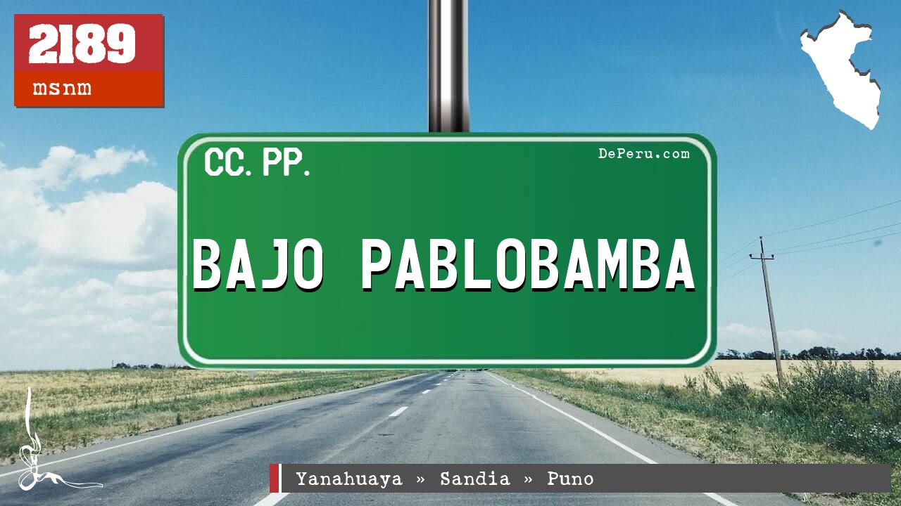 Bajo Pablobamba