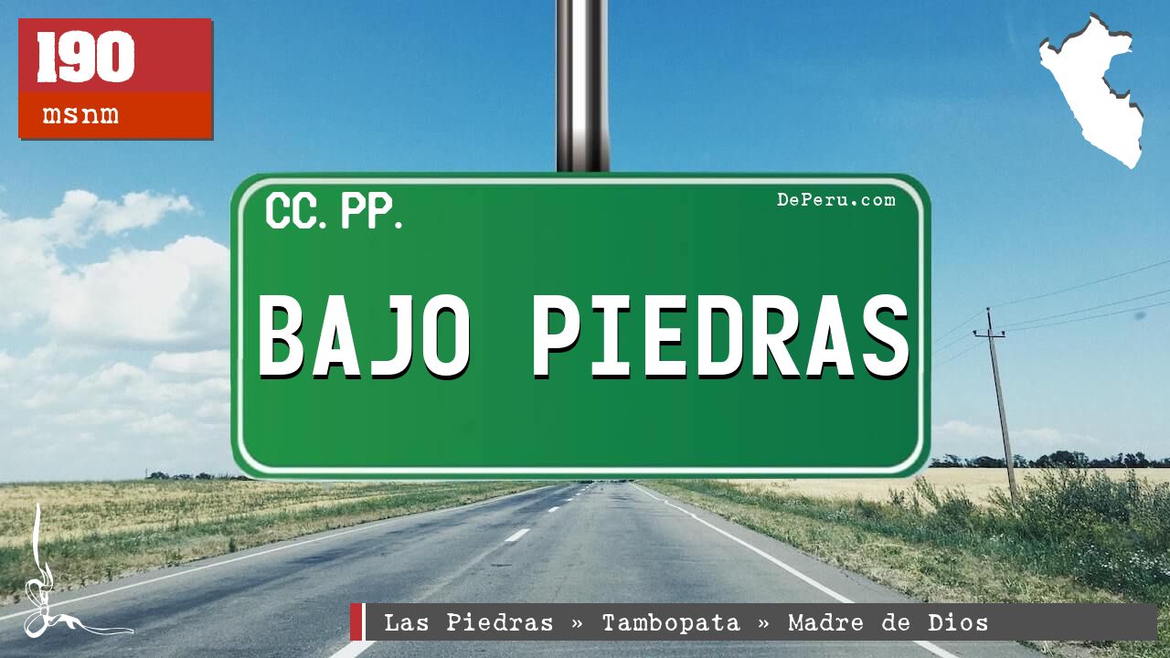 BAJO PIEDRAS