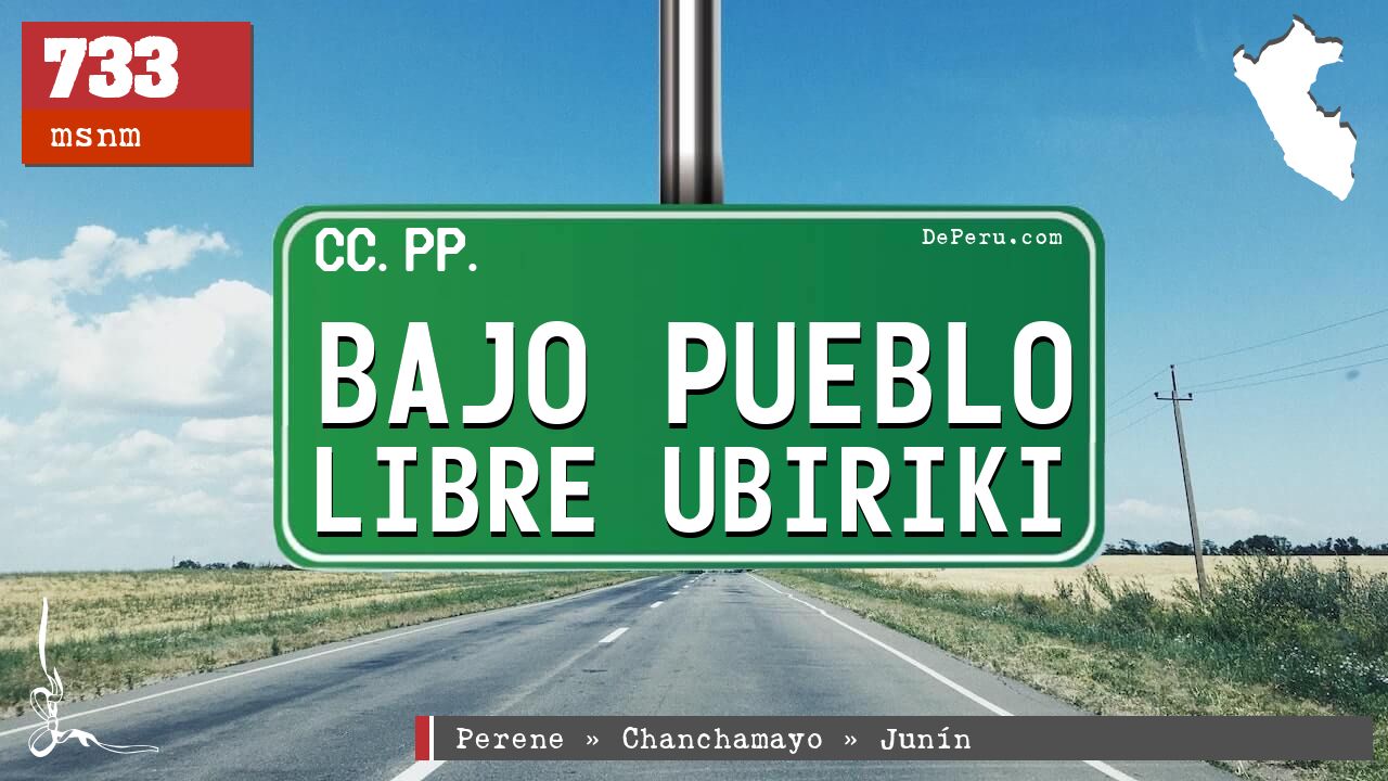 Bajo Pueblo Libre Ubiriki