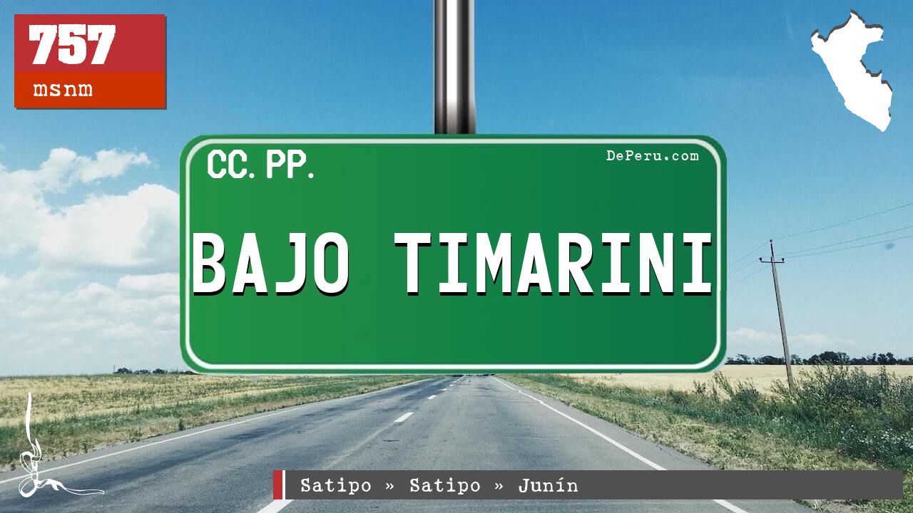 Bajo Timarini