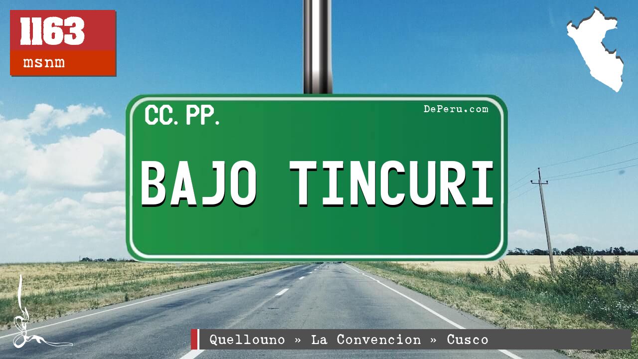 BAJO TINCURI