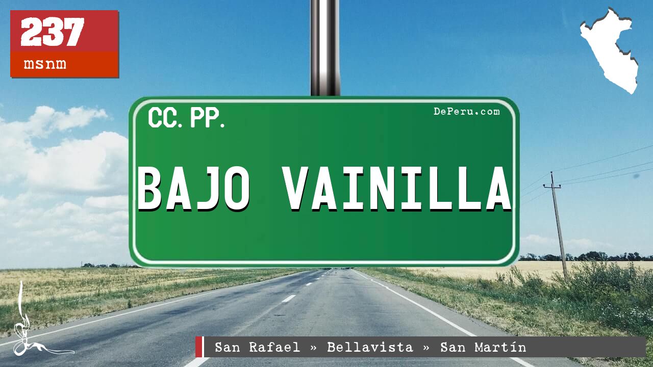 Bajo Vainilla