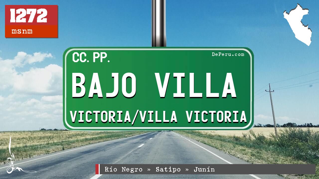 Bajo Villa Victoria/Villa Victoria