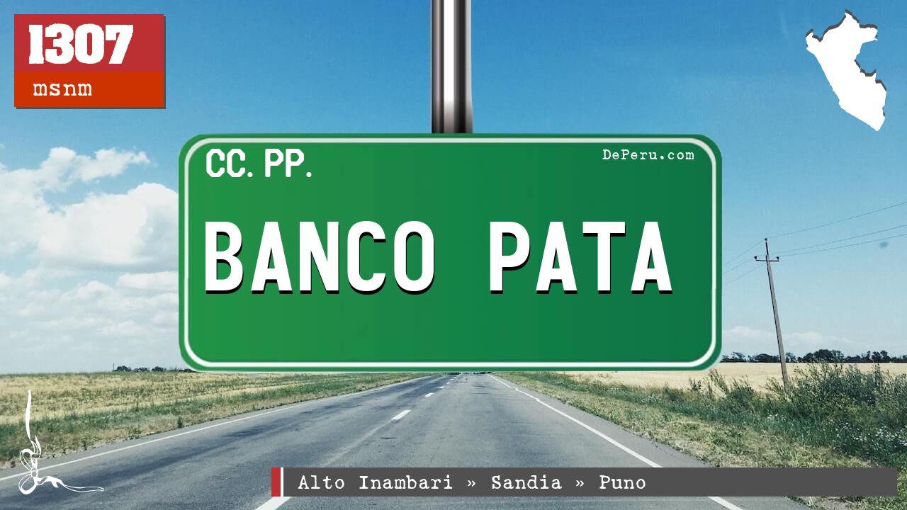 BANCO PATA