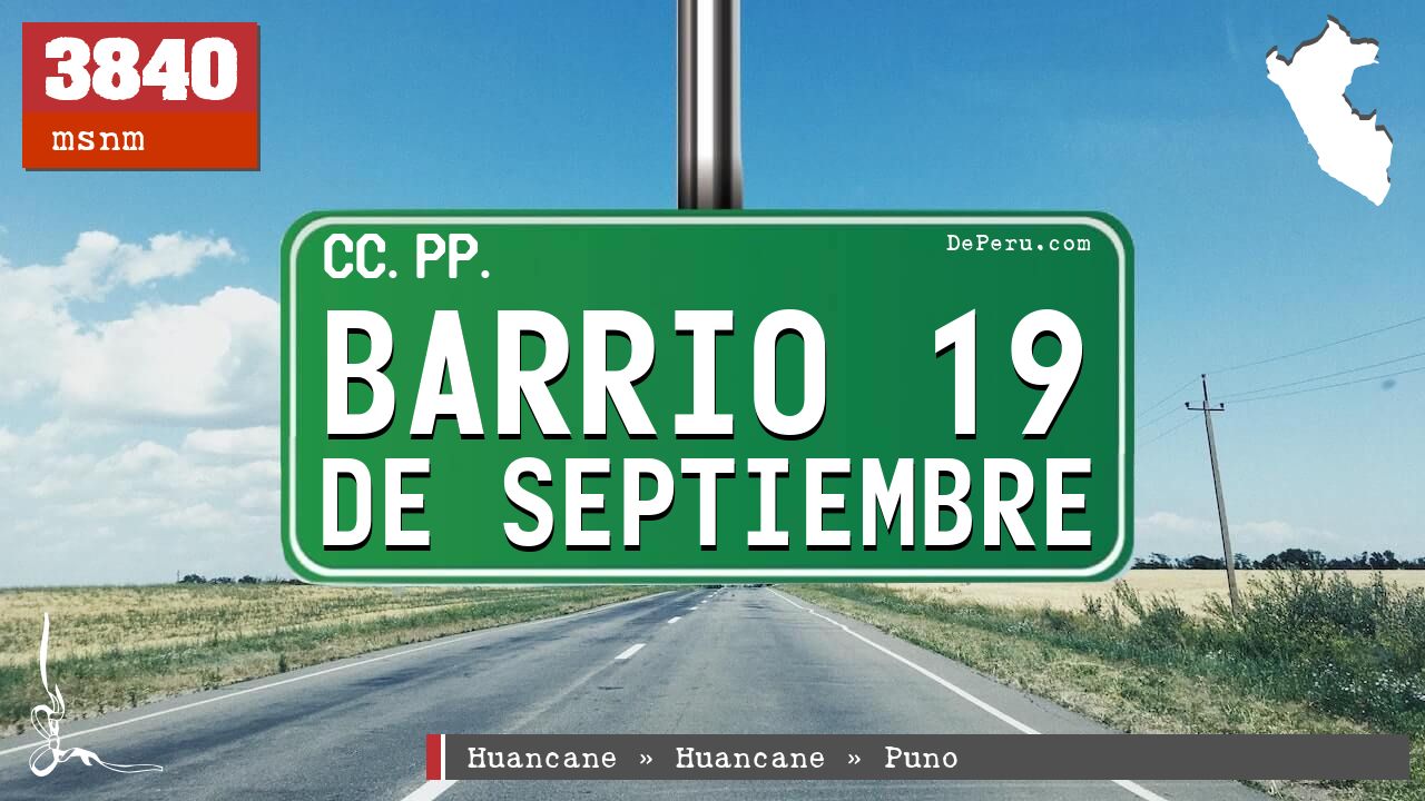 Barrio 19 de Septiembre