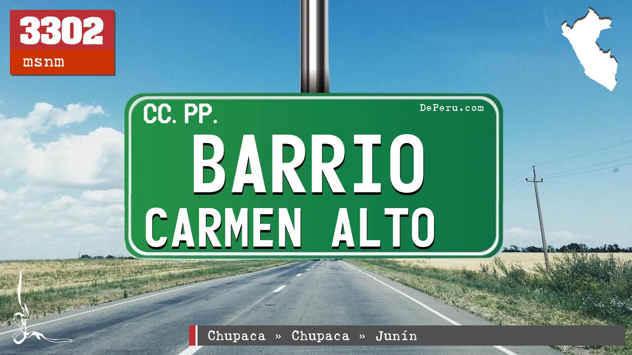 Barrio Carmen Alto
