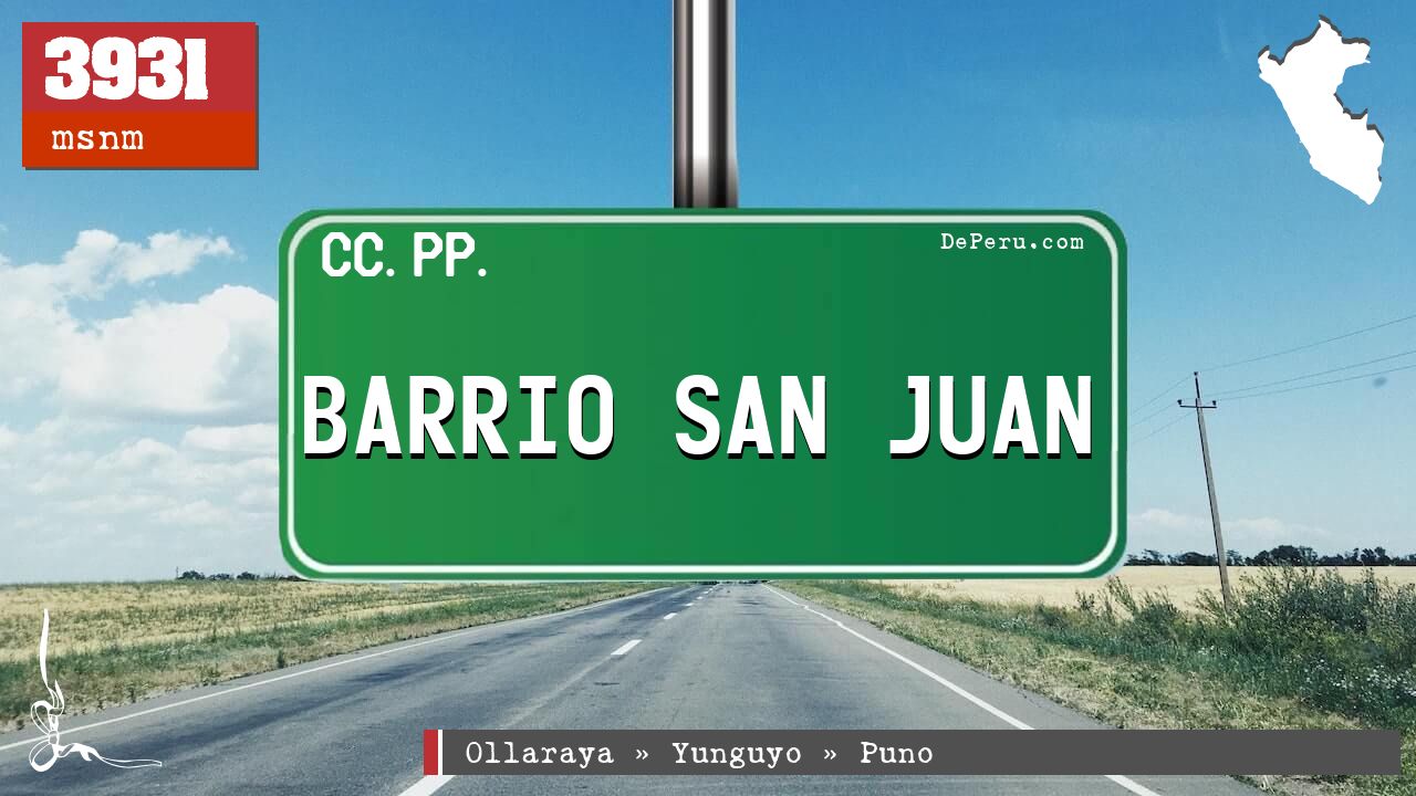 BARRIO SAN JUAN