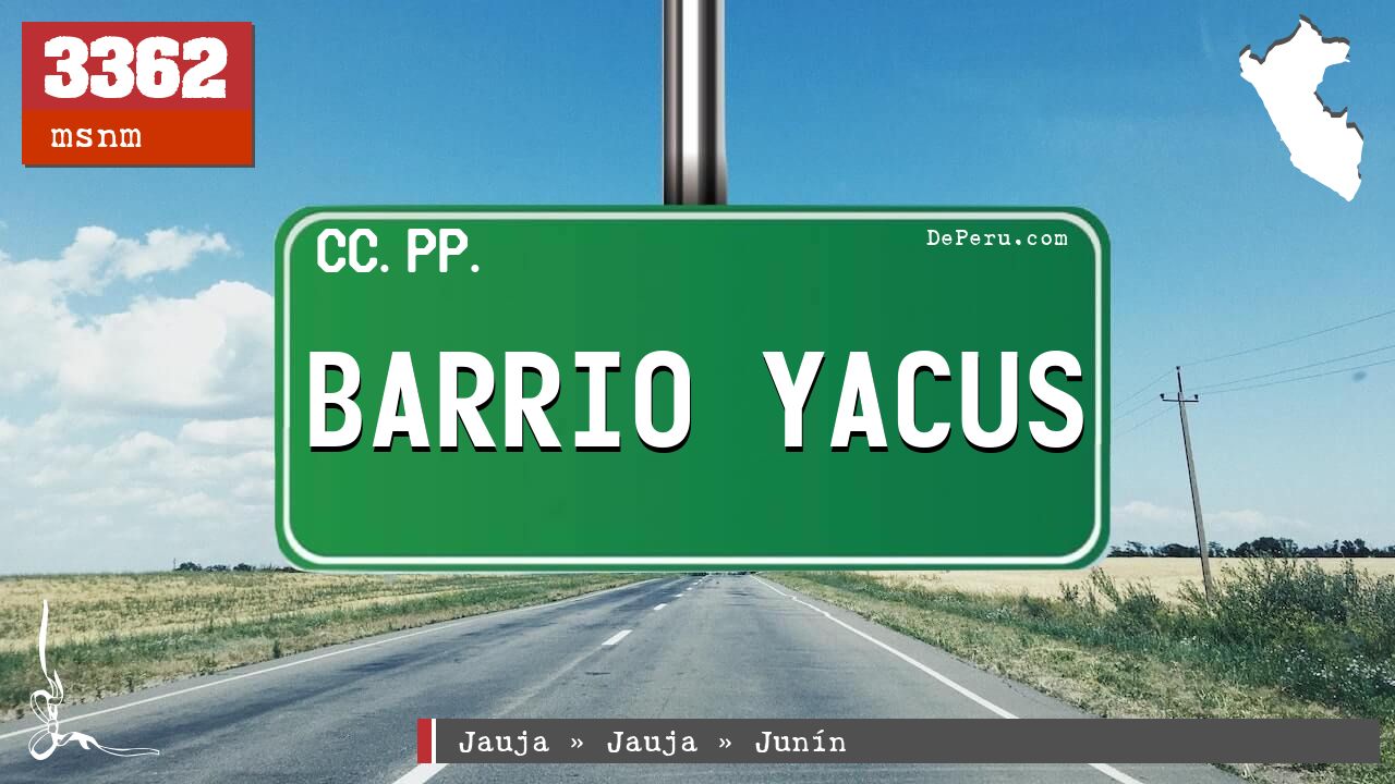 Barrio Yacus