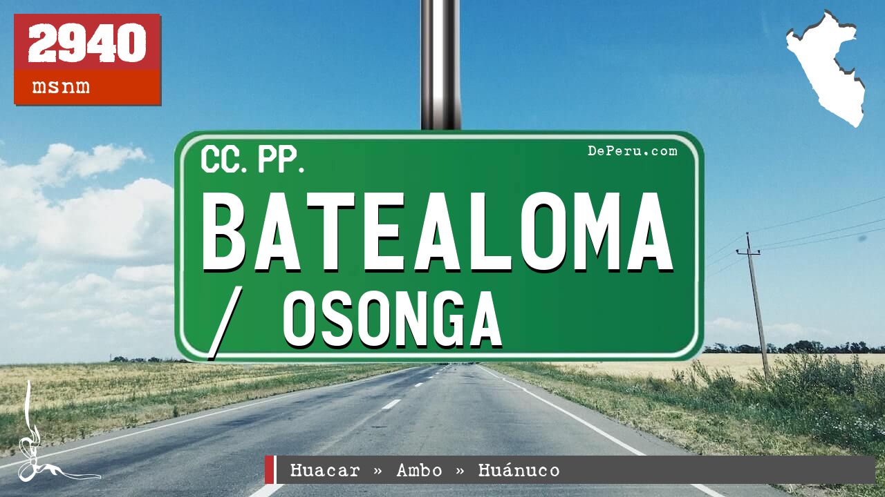 Batealoma / Osonga