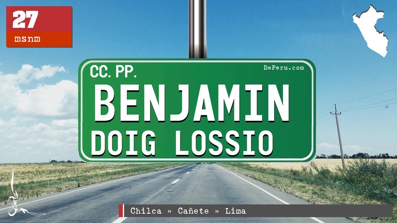 Benjamin Doig Lossio