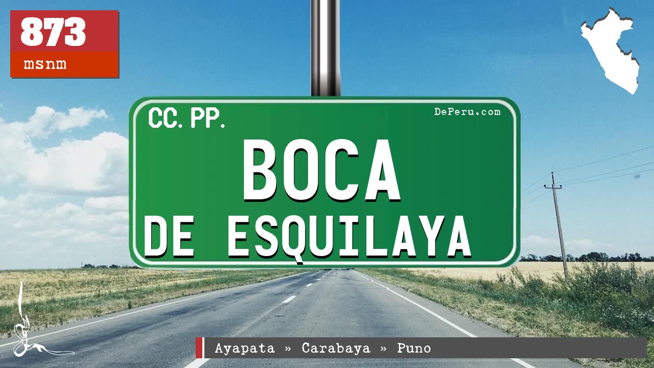 Boca de Esquilaya