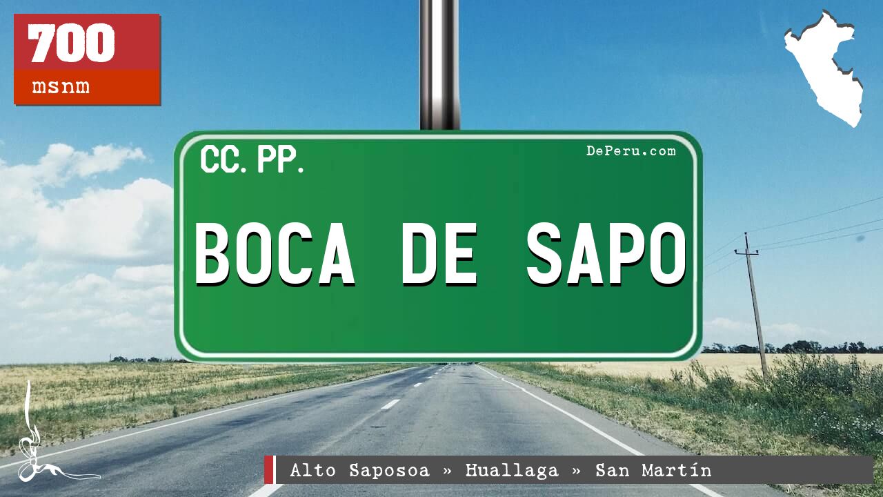 BOCA DE SAPO