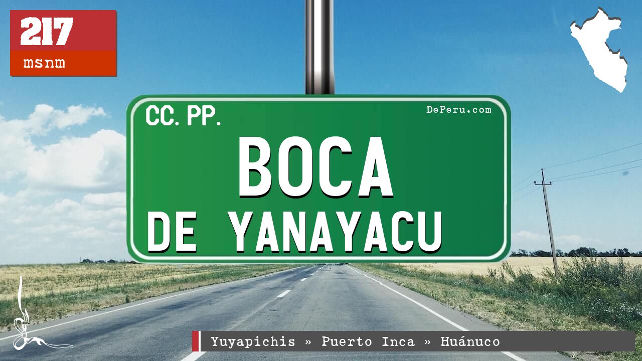 Boca de Yanayacu