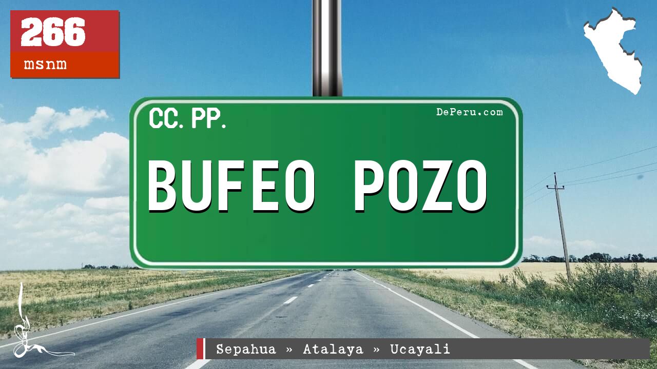 Bufeo Pozo