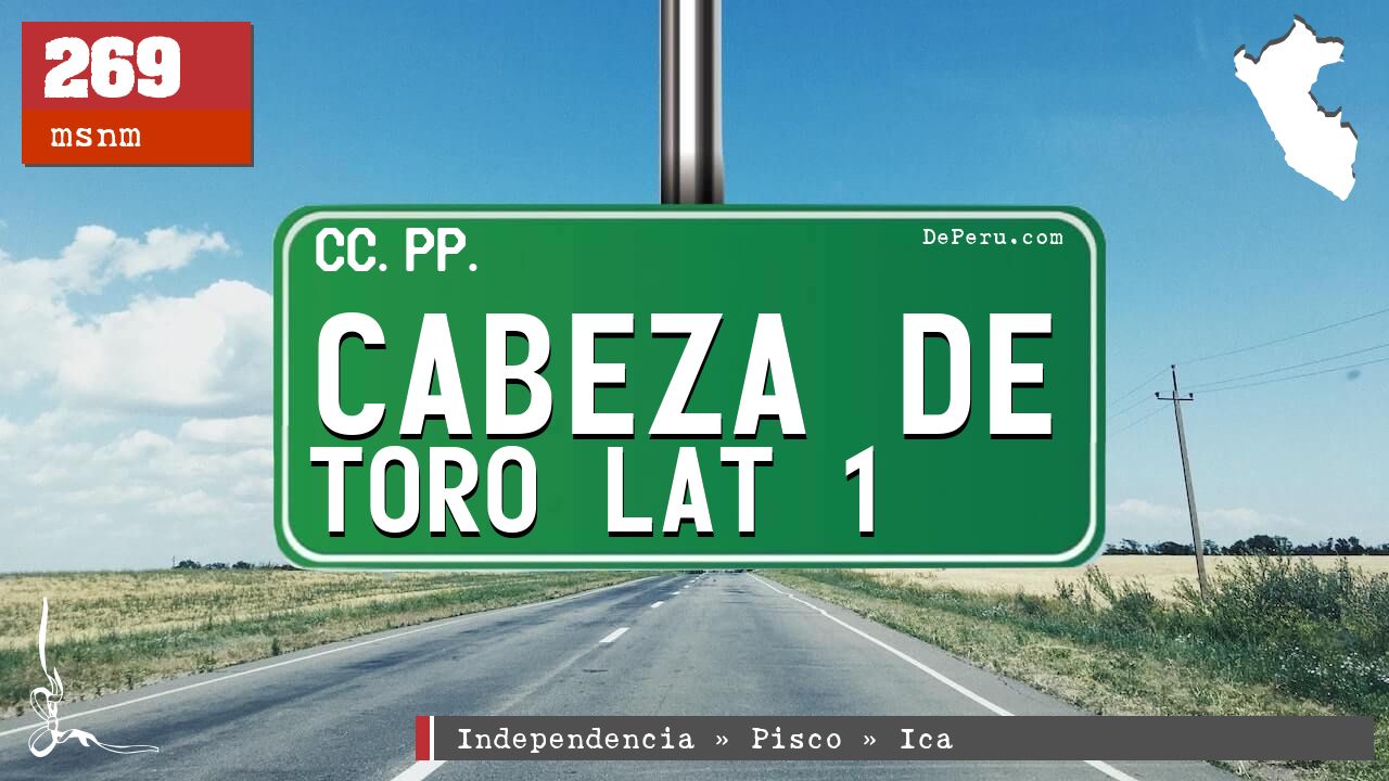 Cabeza de Toro Lat 1